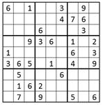 Sudoku Puzzle # 27, July 2017