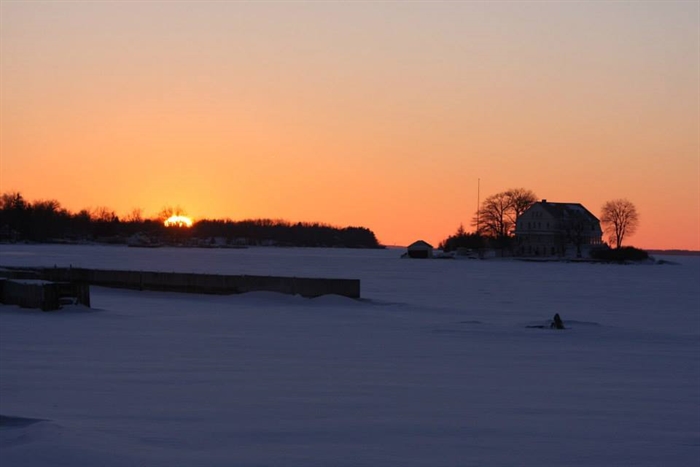 Bob Gates says even winter sunsets are lovely.