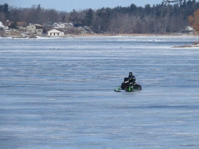 Perhaps the last ride on the River... the ice breaker came through shortly after.  D. McCarthy