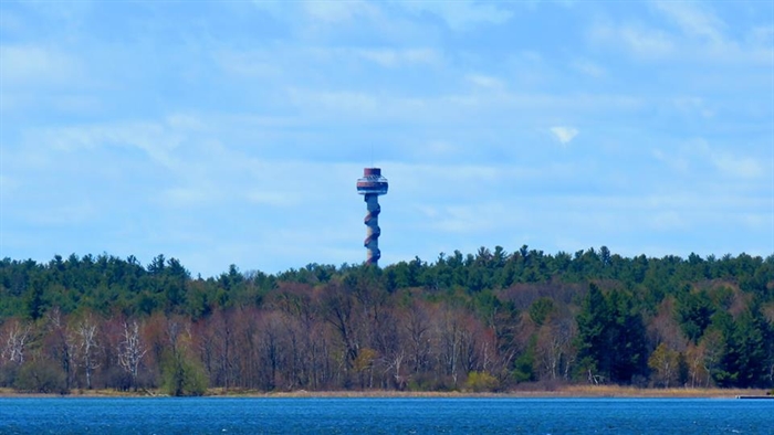 Dennis McCarthy captures The 1000 Islands Tower on Hill Island.