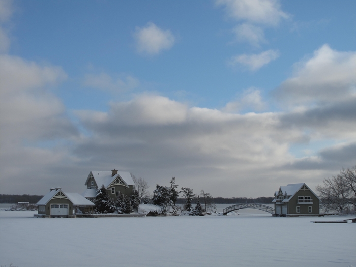A warm winter day in the Thousand Islands, January 16, 2012. Photo by Fred Guild