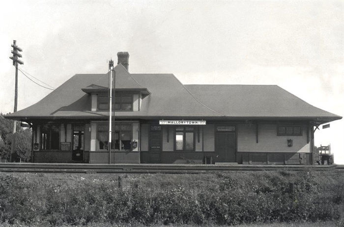 Pg. 49, The Mallorytown Station from the north.  Photo 