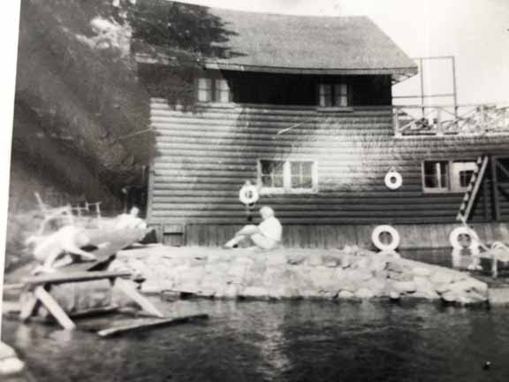The boathouse from the West side in 1961.
