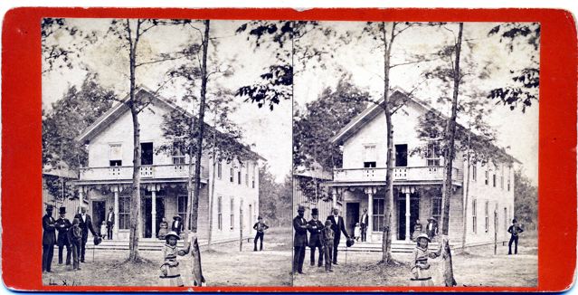 Wesley Hall -- Taken at 1000 Island Park, there is another stereoview in existence of the same scene