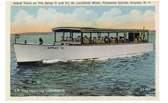“Spray VI”, built in Clayton in 1925 had at least twelve different owners over her lifetime.  