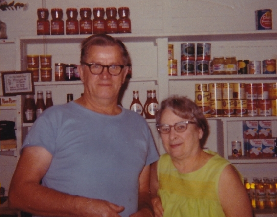 The Slomczweskis --“Uncle” Ed and “Aunt” Ruth—ran the store from 1960 – 1982. Ward Family Collection
