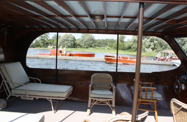 The interior of the 45-foot Tonerta offers a view of some other classic. K. Lunman/www.islandlife.ca