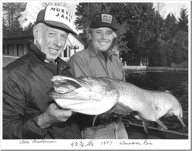 Muskie Jake and Don Anderson Muskie Jake and Don Anderson