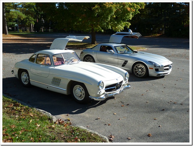 Hillback 1955 Gullwing and 2011 SLS Same DNA