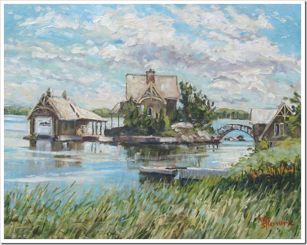 Guild's Island Retreat- oil on canvas 16x20 inches Guild's Island Retreat- oil on canvas 16x20 inches