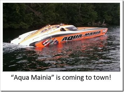 Aqua mania coming to town