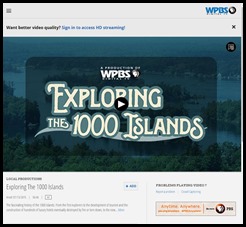 WPBS  Exploring the 1000 Islands