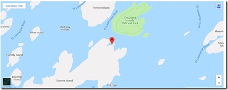 downie island map