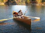 John Peach’s Fish Tale … in an Antique St. Lawrence Skiff