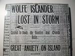 Wolfe Islander Lost in Snowstorm