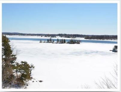 Mark Russell captures Gananoque's waterfront on March 31, 2014