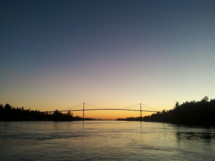 Melissa Rosernberger captures the bridge at sunset. 