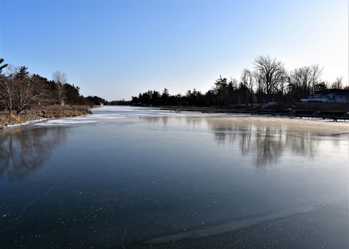 Carneigie Bay Ice passage, Frozen once again. By Doug Tulloch