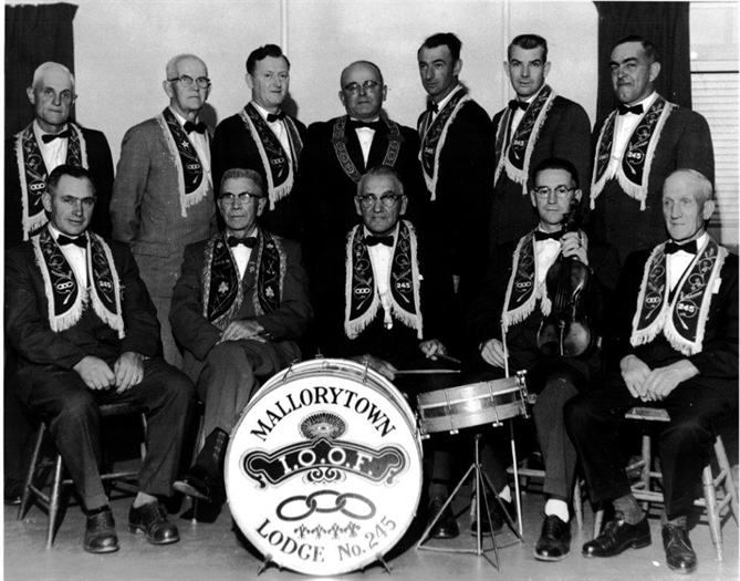 Pg. 107, IOOF Lodge No. 20=45.  1964-65. 