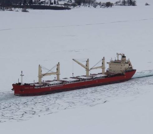 Jacques Leblanc captures Federal Biscay after being freed from the Snell Lock, Jan 9