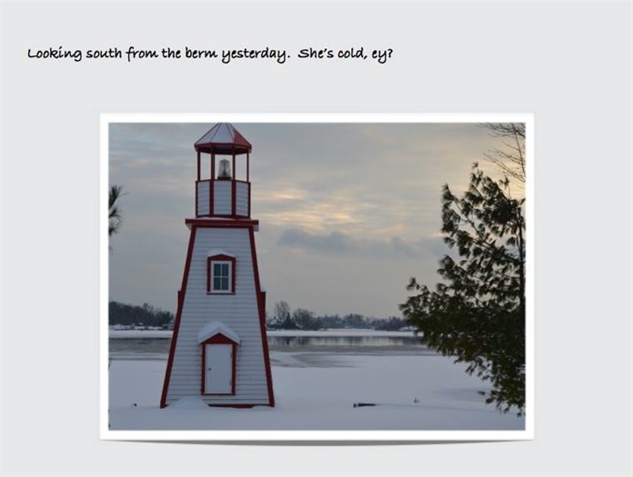 Mark Russell provides a photo from Gananoque