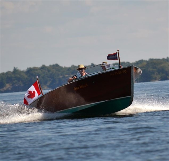 Mia Regan recorded the first Canadian Antique Boat Museum's boat parade in August.