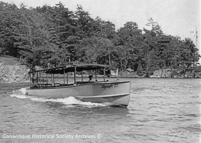 “Nymph II” was owned and operated by Fred Meggs of Gananoque.
