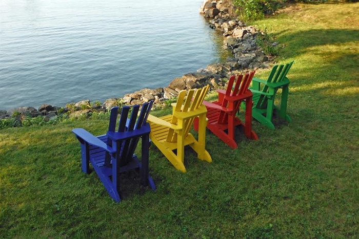 Chairs made each summer - by Tom King