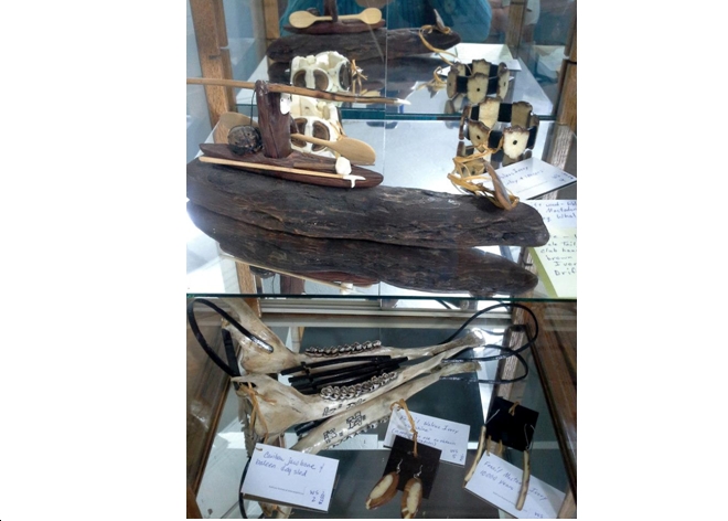 Wendell Amisimak Stalker's Ivory, bone and Baleen Carvings