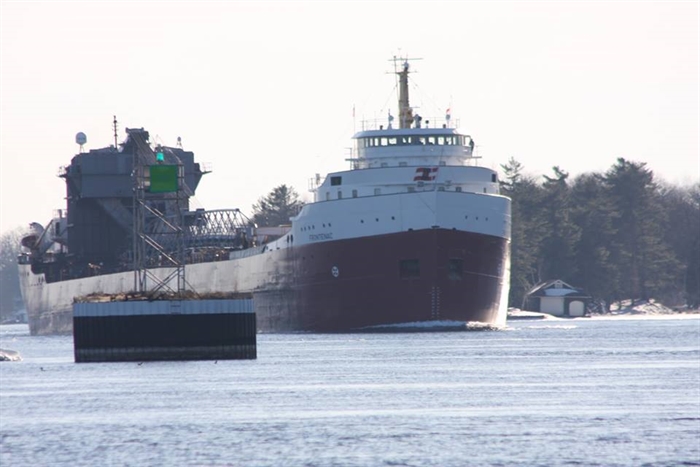 Bob Gates captures one of the first Ships in the Seaway in '14