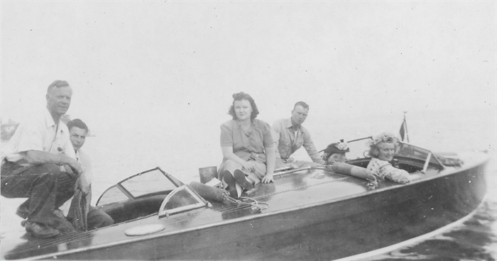 Islanders were buying boats in the 1930s and 1940s. Rector Family collection