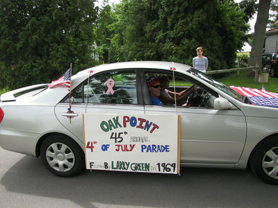 Oak Point parade car. Photo by Walter Merrill