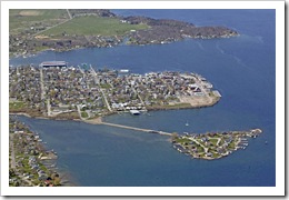 Clayton, Washington Island (foreground) and Bartlett Point