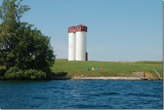 Silos  on Carleton Island