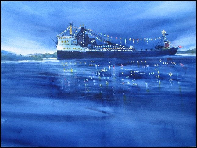 Painting by... Christmas Ship.  ©  2010