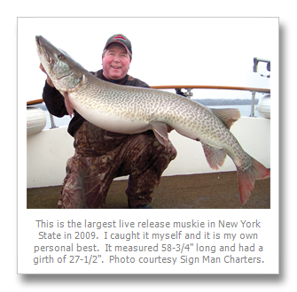 New York Angler Catches World Record Muskie - Fish'n Canada