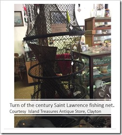 Antique fishing net