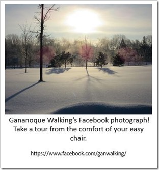 Ganoque Walking winter scene