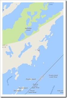 Greandier Island Map