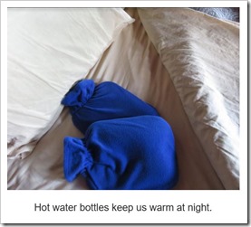 Hot Water Bottle staying warm