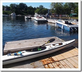 Kayak at Gananoque