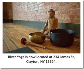 Riover Yoga statue