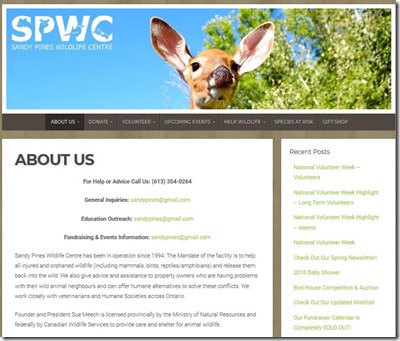 SPWC Web page