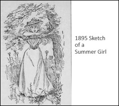 Sketch summer girl 1