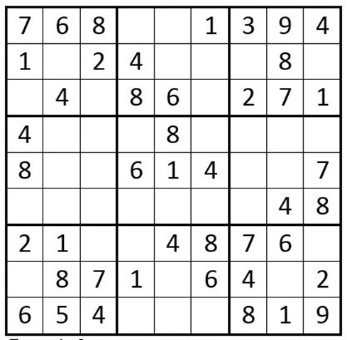 Part I–Sudoku Puzzle Preparation for Dan's steps 1-8 > Thousand 
